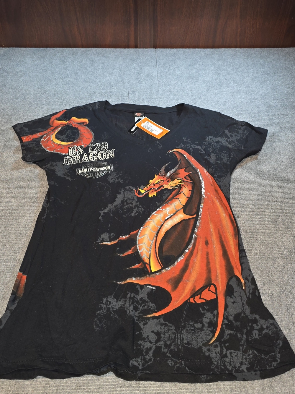Harley-Davidson Women’s XL US 129 Dragon Tallassee TN Graphic Shirt 2013